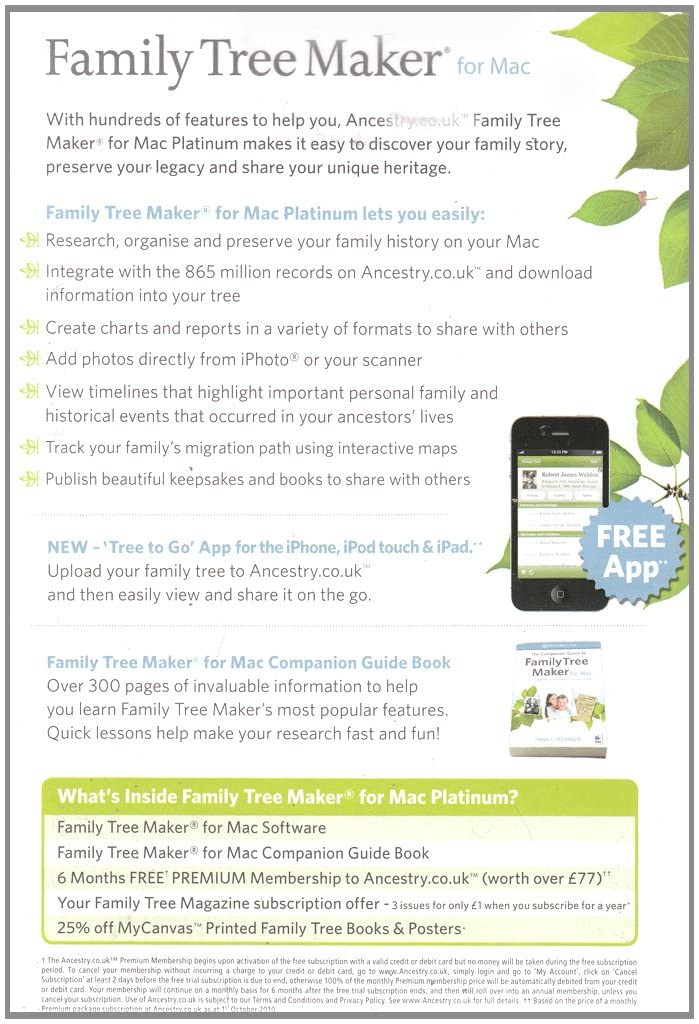 Family tree software for mac free downloads